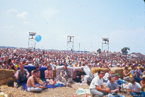 Press Area - Texas International Pop Festival 1969 - Copyright, Paul Johnston, Austin News Story